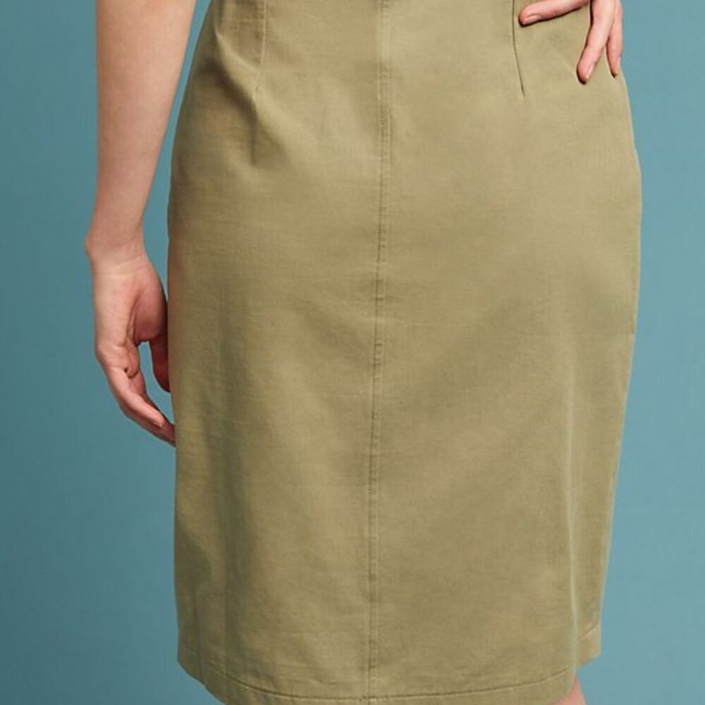 NWT Anthropologie UtilityPencil Skirt by ISLA MAUDE - Picture 2 of 7